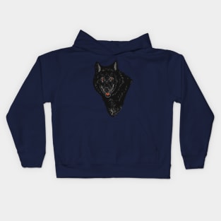 Wolf head Kids Hoodie